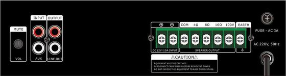 DC12V 60W PA System Mikser Wzmacniacz ECHO Przenośny do klasy