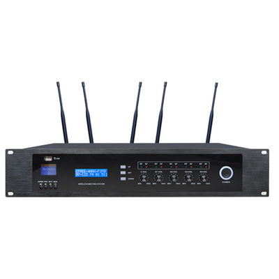 Cyfrowe bezprzewodowe systemy konferencyjne 60 Hz do 16 kHz Kontroler główny UHF