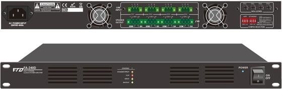 Wzmacniacz mocy ISO9001 klasy D Cyfrowy wzmacniacz PA 120W 115V