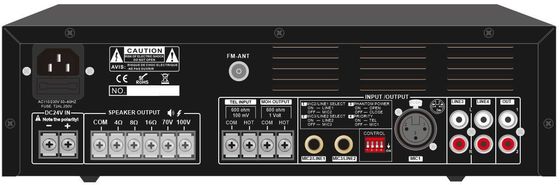 Wzmacniacz systemu PA 120W AC230V z MP3 SD BT FM