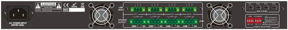 Wzmacniacze audio DC24V 4 * 500 W klasy D dla wysokiej wydajności biznesowej