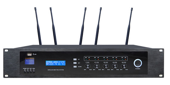Akumulatorowy bezprzewodowy system konferencyjny UHF Master Controller Akumulator LIPO
