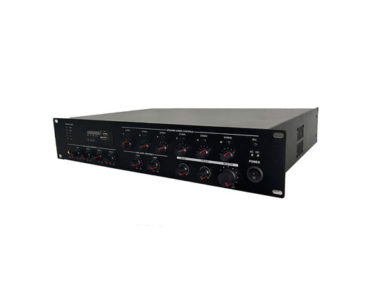500W 6-strefowy wielostrefowy kontroler domowego audio i wzmacniacz z tunerem MP3 i FM