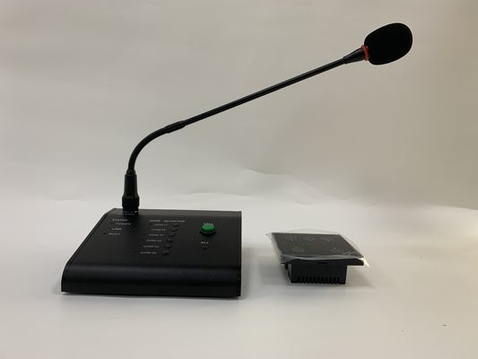 6-strefowy system mikrofonów przywoławczych na gęsiej szyi dla wzmacniacza matrycy audio
