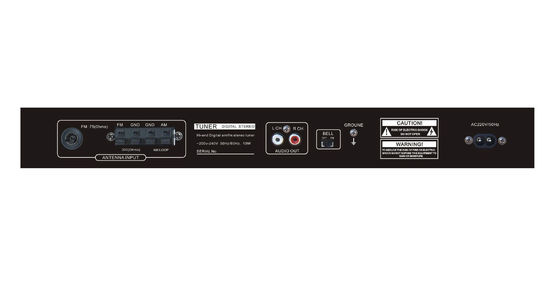 Lekki odtwarzacz audio DVD Cyfrowy tuner AM FM ODM 482*240*44mm