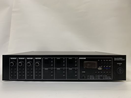 Wzmacniacz matrycy audio 6*60 W 6 × 6 matrycowy wzmacniacz mocy ISO9001 RoHS