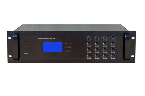 16-kanałowy wzmacniacz miksujący Pa Kontroler audio PA 830W z portem RJ45