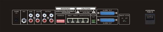 16-kanałowy wzmacniacz miksujący Pa Kontroler audio PA 830W z portem RJ45