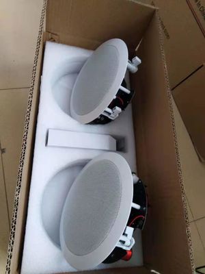 6-calowy system głośników sufitowych PA 2 * 30 W Wifi z jednym aktywnym i jednym pasywnym głośnikiem