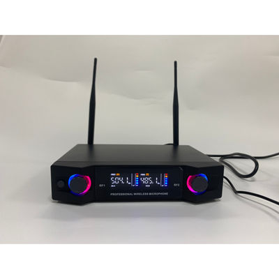 Profesjonalna regulacja głośności głośnika PA Bezprzewodowy system mikrofonowy UHF z głośnikiem Bluetooth