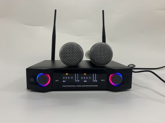 Profesjonalna regulacja głośności głośnika PA Bezprzewodowy system mikrofonowy UHF z głośnikiem Bluetooth