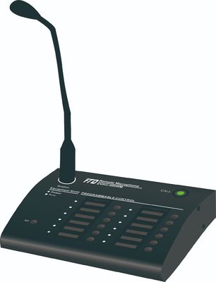 System alarmowy Produkt 12-strefowy zdalny mikrofon przywoławczy Cyfrowy dźwiękowy system ostrzegawczy