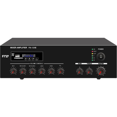 Wysokowydajny system wzmacniaczy audio z 3 wejściami mikrofonowymi 600 omów (Ω) 5-8 MV 5-letnia gwarancja