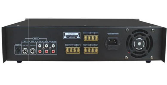 Wzmacniacz miksujący 6-strefowy wzmacniacz audio o mocy 500 W z systemem nagłośnieniowym MP3 i FM Pełny zestaw